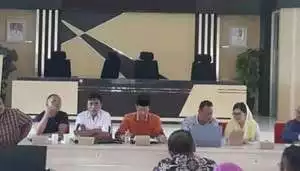 Ketua DPRD Kabupaten Sukabumi Budi Azhar Mutawali Hadiri Silaturahmi Forkopimda Kota dan Kabupaten Sukabumi serta Pisah Sambut Kapolres Kota
