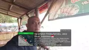 "Yogi" Saat ini cuaca memburuk di Pantai Pelabuhan Ratu Sepi pendatang 