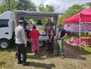 Awak media kunjungan ke kapolsek leuwiliang untuk jalin tali silaturrahmi.