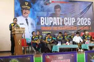 Ratusan Atlet Ikuti Turnamen Tenis Meja Bupati Cup 2026 di Cisaat
