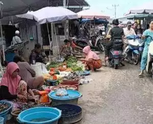 Pasar Tumpah Ilegal di Desa Tulung Selapan Kian Tak Terkendali, Warga Desak Penertiban dan Relokasi