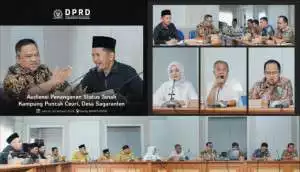 Ketua DPRD Kabupaten Sukabumi Budi Azhar Mutawali Pimpin Audiensi Penyelesaian Status Tanah Puncak Ceuri