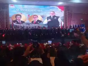 PMPB Sumsel Resmi Dikukuhkan, Abah Yusuf Tegaskan Larangan Bentrok Antar-Ormas