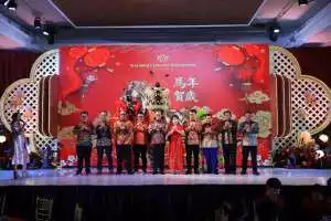 Sekda Edward Candra Hadiri Imlek Bersama Warga Tionghoa, Tegaskan Komitmen Harmoni dan Persatuan di Sumsel