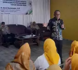 Reses I 2026, Deni Gunawan Paparkan Kondisi Efisiensi Anggaran Daerah kepada Warga Cidahu