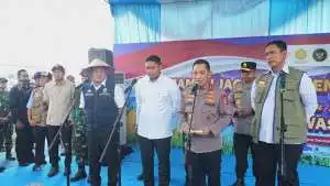Tanam Jagung dan Resmikan Jembatan Desa, Kapolri Perkuat Ketahanan Pangan di Sumsel