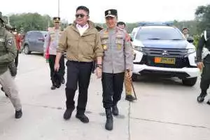 Kapolda Sumsel Kawal Langsung Kesiapan Jalur Mudik Tol Kapal Betung