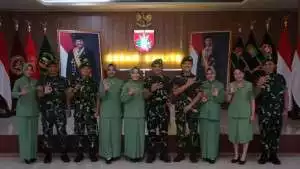 Dandim 1016/Palangka Raya Ikuti Laporan Korps Kenaikan Pangkat