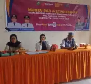 Bapenda Luwu Gelar Monev PAD Dan ETPD PBB - P2 Serta Bimbingan Teknis Pembayaran Pajak Melalui Qris Dinamis