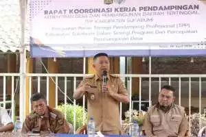 Wabup Sukabumi Ajak TPP P3MD Perkuat Kolaborasi dan Dukung Program Strategis Desa