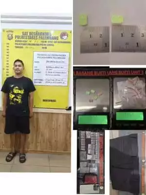 22 Paket Sabu dan Ekstasi Diamankan dari Bedeng di Sukarami