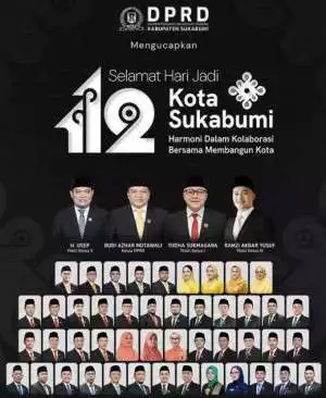 DPRD Kabupaten Sukabumi Mengucapkan Selamat Hari Jadi Kota Sukabumi ke-112