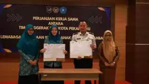 ‎Komitmen Pemenuhan Hak Anak, PKK Pekanbaru  Jalin Kerja Sama Lapas Anak