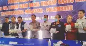 Jaringan Narkoba Malaysia Digulung, 16,9 Kg Sabu Dimusnahkan BNNP Sumsel