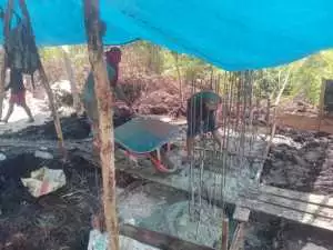 Wujud Sinergi TNI dan Masyarakat, Pembangunan Jembatan Garuda Dikebut