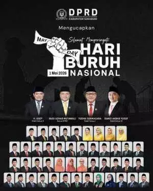 DPRD Kabupaten Sukabumi Mengucapkan Selamat Hari Buruh Nasional 01 Mei 2026