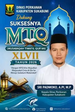 Dinas Perikanan Kabupaten Sukabumi Dukung Suksesnya (Musabaqah Tiwatil Qur'an) MTQ XLVII Tahun 2026