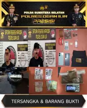 Polres Ogan Ilir Perketat Pengawasan Narkotika Jenis Baru, Dua Pengedar Tembakau Sintesis Ditangkap