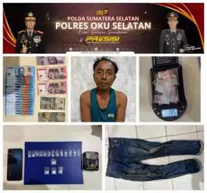 Sabu 17 Paket dan Uang Tunai Diamankan dari Kantong Celana Tersangka di Simpang Tiga Kisam Tinggi