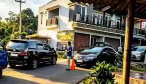 Satgas Lalulintas Berhasil Cegah Kemacetan Jalur Wisata Desa Karang Tengah