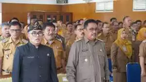 Kadis PU Kabupaten Sukabumi Uus Firdaus Hadiri Penandatanganan Komitmen Bersama GNSTA