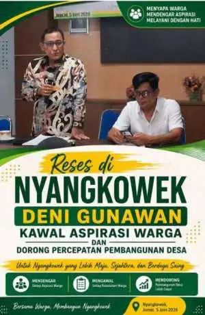 Reses di Nyangkowek, Deni Gunawan Kawal Aspirasi Warga dan Dorong Percepatan Pembangunan Desa