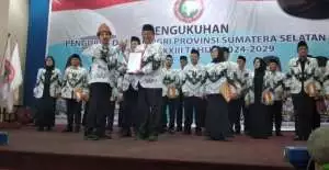 Pengurus PGRI Sumsel 2024–2029 Dikukuhkan, Teguh Sumarno Harapkan Polemik Organisasi Berakhir