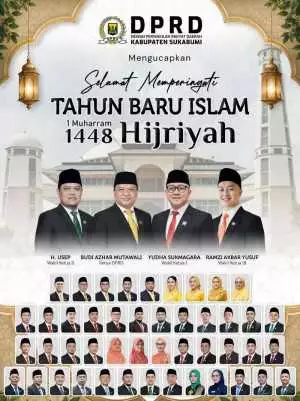 DPRD Kabupaten Sukabumi Mengucapkan Selamat Memperingati Tahun Baru Islam 1448 Hijriyah