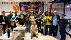 Polri dan Pers Bersatu dalam Kebersamaan, Bidhumas Polda Sumsel Gelar Nobar Piala Dunia 2026 di Palembang