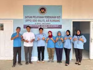 Dukung Asta Cita Presiden Prabowo Subianto, Program MBG di Air Kumbang Dirasakan Manfaatnya oleh Warga