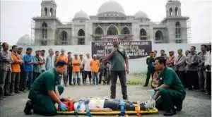 Proyek Masjid Agung Awwaludin: MAUNG Kubu Raya Minta Audit Penuh Prosedur Keselamatan Kerja