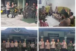 Kegiatan Apel Bersama Sinergitas TNI-POLRI dan Kecamatan Cibinong Kabupaten Bogor