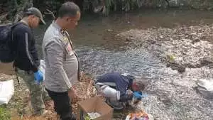Jasad bayi dalam plastik ditemukan di Sungai Cipelang Sukabumi