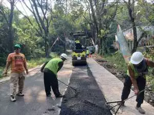 DPU Kabupaten Sukabumi Tingkatkan Kualitas Ruas Jalan Jaksa Agung R. Suprapto di Palabuhanratu