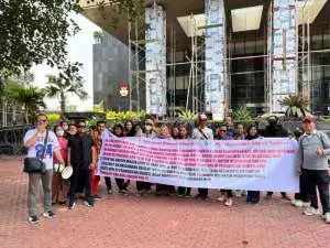 SIRA dan PST Gelar Aksi Damai di KPK, Dukung Pengusutan Tuntas Dugaan Suap Audit BPK di Muara Enim