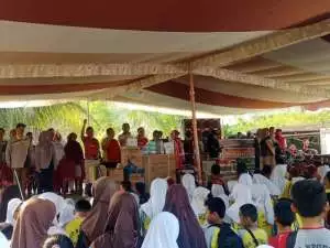 Semarak HUT RI ke-81, Jalan Santai Meriahkan Kecamatan Indralaya Utara