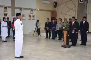 Pengukuhan Anggota PASKIBRAKA Kabupaten Sukabumi, Bupati Sukabumi H.Asep Japar Tegaskan "Kehormatan dan Tanggung Jawab Besar"