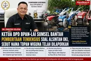Ketua DPD BPAN-LAI Sumsel Bantah Pemberitaan Tendensius Soal Alsintan OKI, Sebut Nama Topan Wiguna Telah Dilaporkan