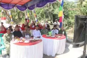 Wabup Andreas Ikuti Virtual Peresmian 3.395 Jembatan Garuda dan 3.000 Titik Air Bersih dari Warungkiara
