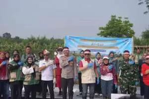 Polda Sumsel Pastikan Pengawalan Program Nasional, Polres Empat Lawang Tanam Serentak Bawang Putih