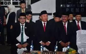 Kepala Dinas Perikanan Kabupaten Sukabumi Sri Padmoko Hadiri Taptu dan Pawai Obor HUT ke-81 RI