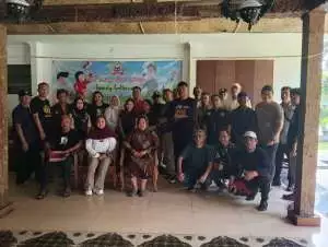 Acara DPP Lembaga Aliansi Indonesia menggelar Family Gathering di Megamendung