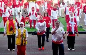 Ketua DPRD Sukabumi Hadiri Senam Bersama KORMI, Dorong Olahraga Jadi Gaya Hidup Masyarakat