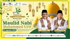 Pemerintah Kabupaten Sukabumi Mengucapkan Selamat Memperingati Hari Maulid Nabi Muhammad SAW 25 Agustus 2026