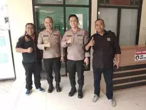 BPPKB Banten ucapkan selamat kepada Kapolsek Makasar yang baru