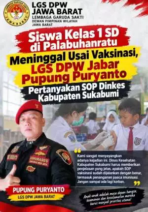 Tragedi Usai Vaksinasi Siswa Kelas 1 SD di Palabuhanratu Meninggal Dunia, SOP Dinkes Dipertanyakan, Apakah Sudah Dilakukan Sesuai Prosedur ?