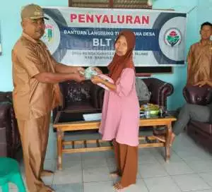 BLT-DD Marga Rahayu Disalurkan kepada 11 KPM, Bantuan Juli–September Rp450 Ribu