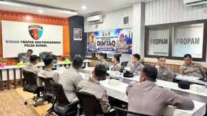 Polda Sumsel Gelar Binlih Profesi Wujudkan Polri yang lebih Disiplin dan Berintegritas
