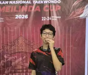 Luar Biasa! Berawal dari Hobi, Muhammad Alfatih Sukses Dominasi Podium Tertinggi Kejurnas Taekwondo Tingkat Nasional