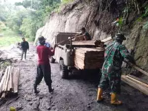Pembangunan Jembatan Beton di Juhar Ginting, Karo, Capai 60 Persen